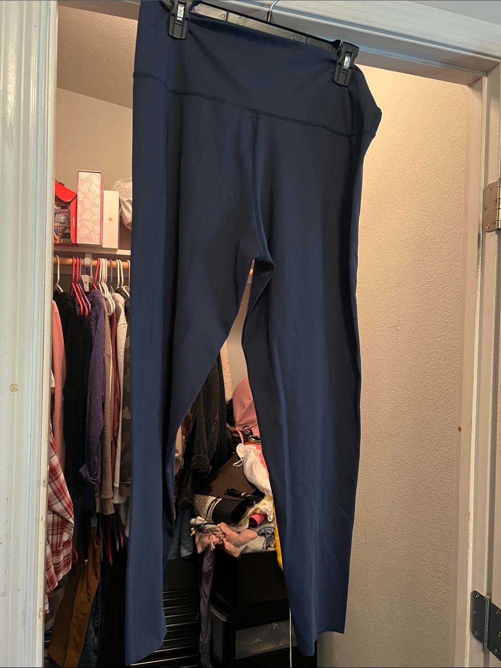 aerie Navy High-Waist Leggings